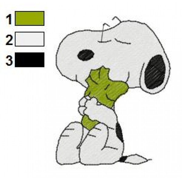 Snoopy Embroidery Design 5